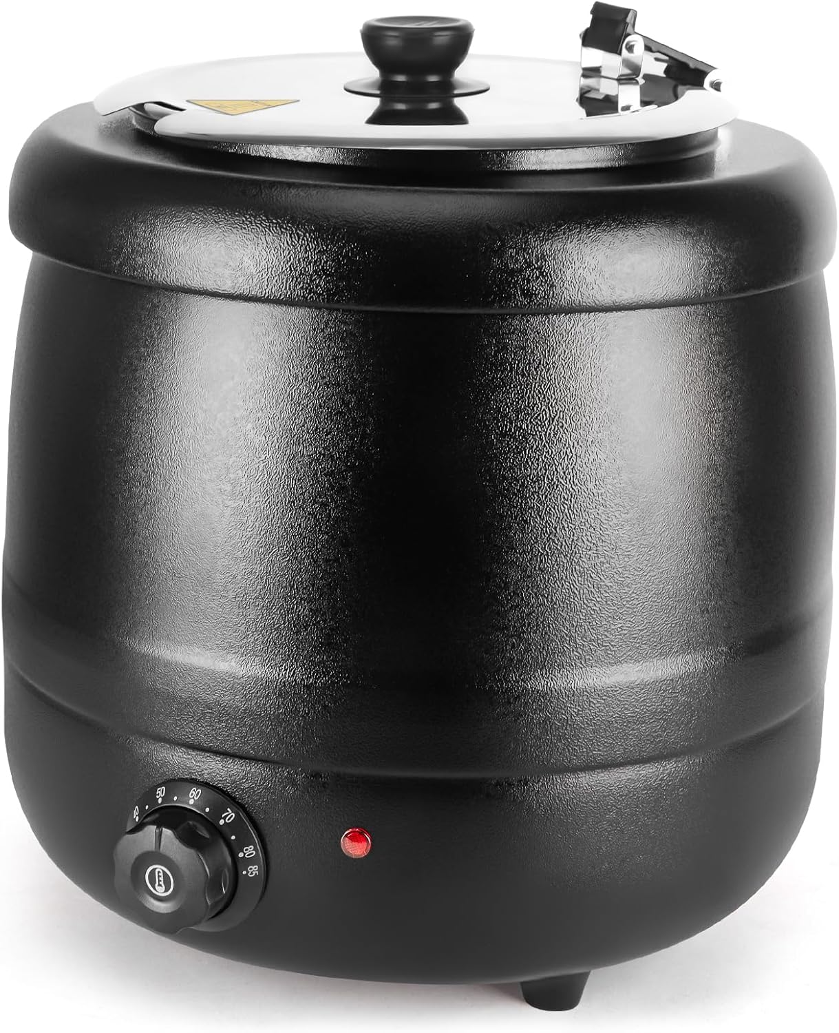 10.5QT Commercial Soup Kettle with Stainless Steel Lid for Events