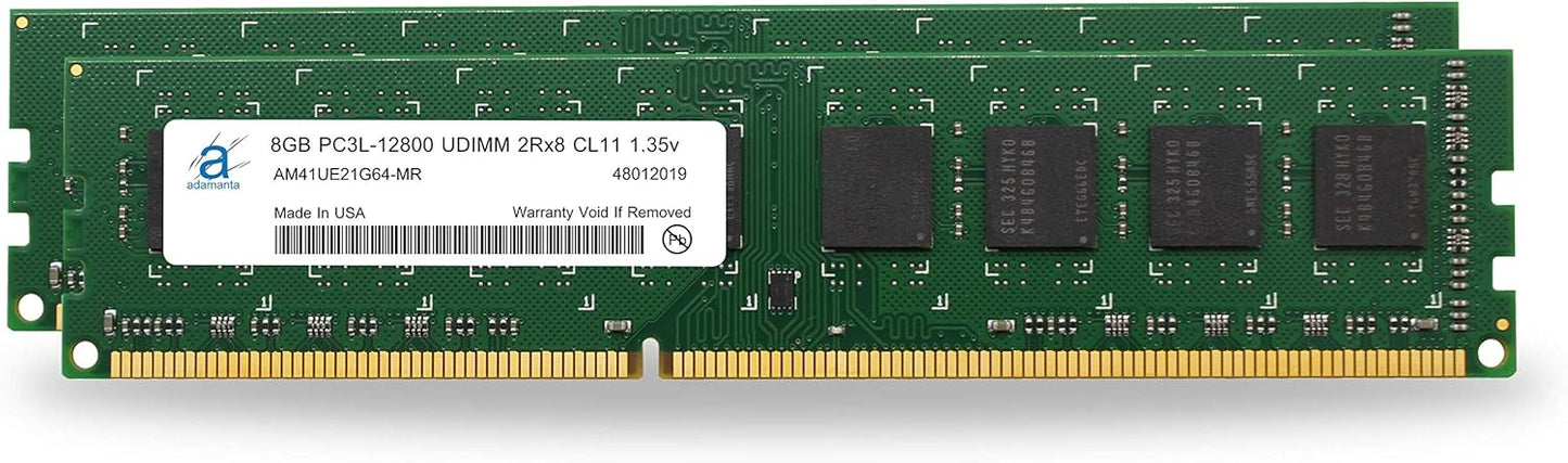 Adamanta 16GB DDR3L 1600MHz Desktop Memory Upgrade for Performance