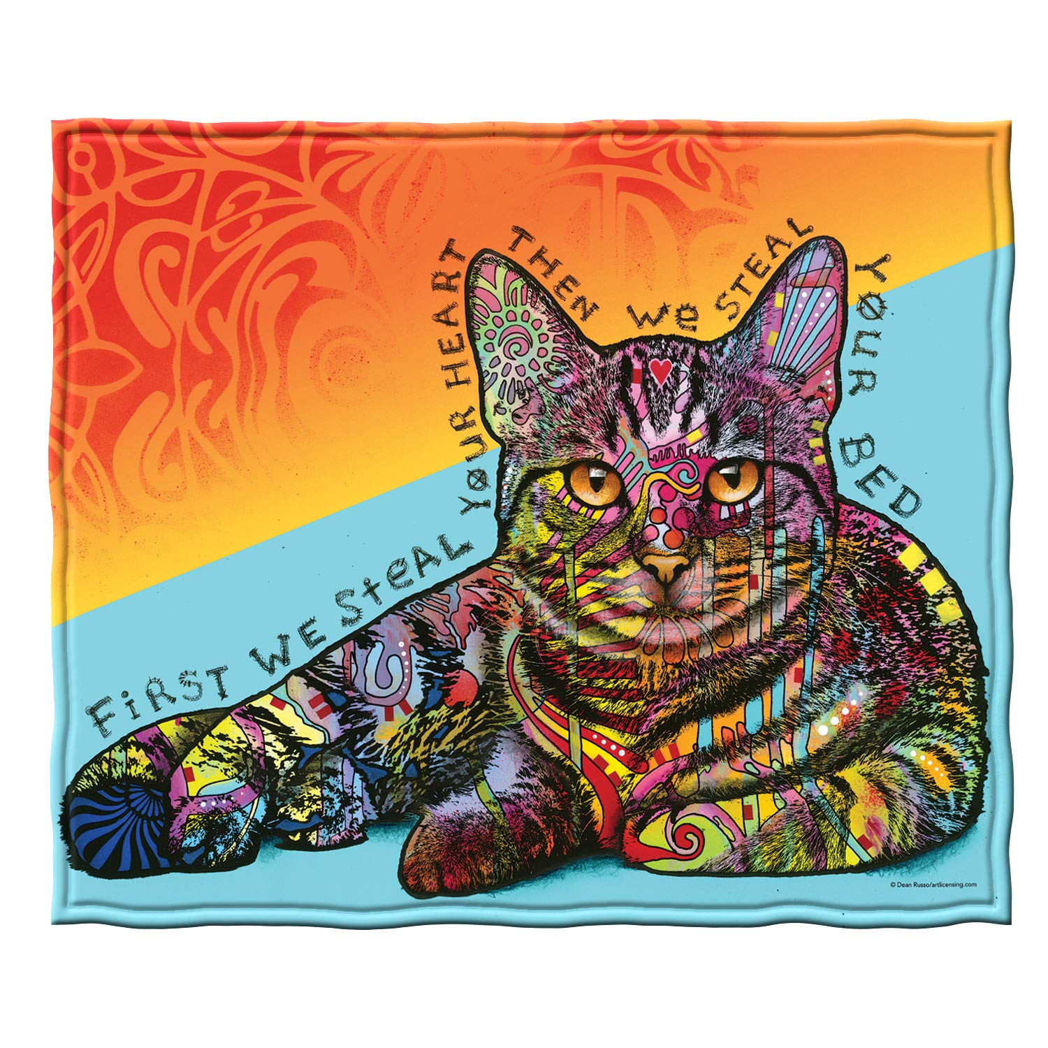 50x60-Inch Cat Blanket - Cozy Fleece Throw for Cat Lovers