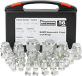56PCS BSPP Hydraulic Hose Caps and Plugs Kit - Versatile Leak