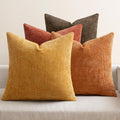 Fall Orange/Yellow Couch Throw Pillow Covers 18x18 in - Pack of 4