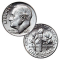 USA $1 Face Roosevelt Dimes 90% Silver Coin - Lot of 10 BU