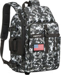 Fishing Tackle Backpack with Rod & Gear Holder - Lightweight 20L