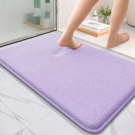 OLANLY Thick Memory Foam Bath Mat Rug for Luxurious Comfort