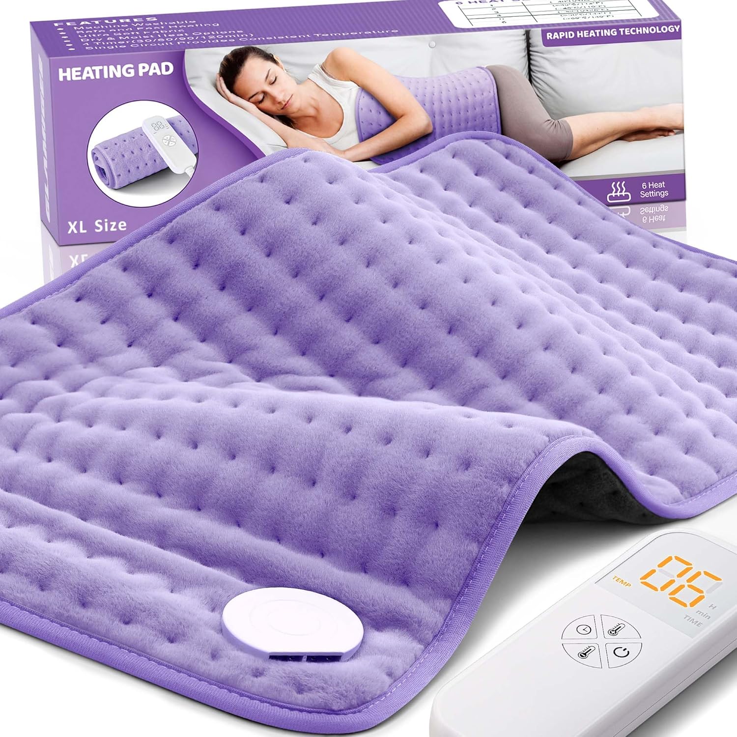 Relieve Pain Easily with Glamigee XL Heating Pad