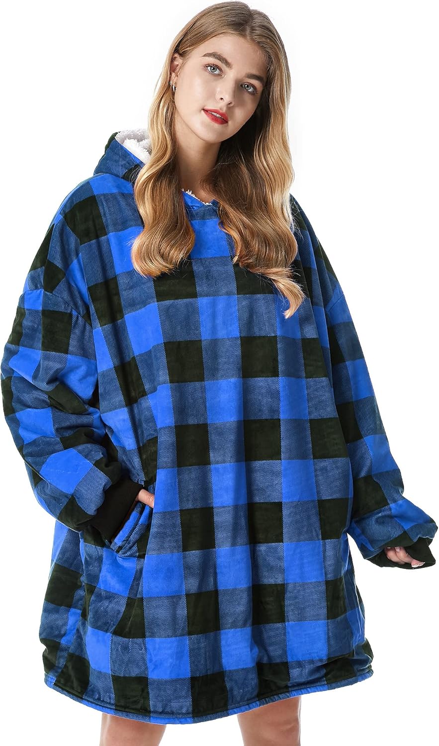 Felicigeely Oversized Hoodie Blanket - Cozy Gift for Her