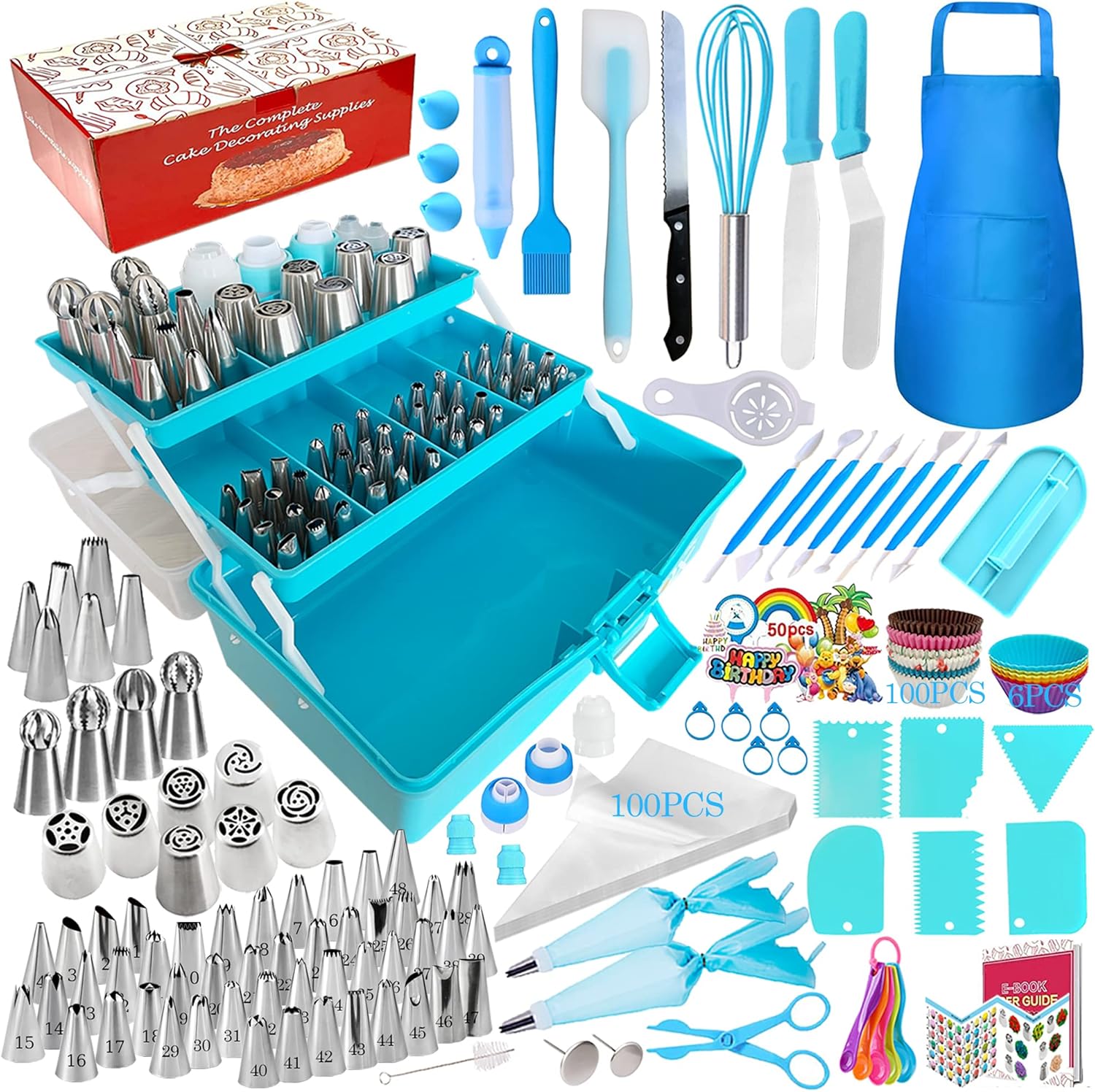 Cake Decorating Tools Supplies Kit - 368Pcs Baking Essentials