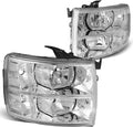 Chrome Housing Headlights for 07-13 Silverado 1500 / 07-14 2500 HD