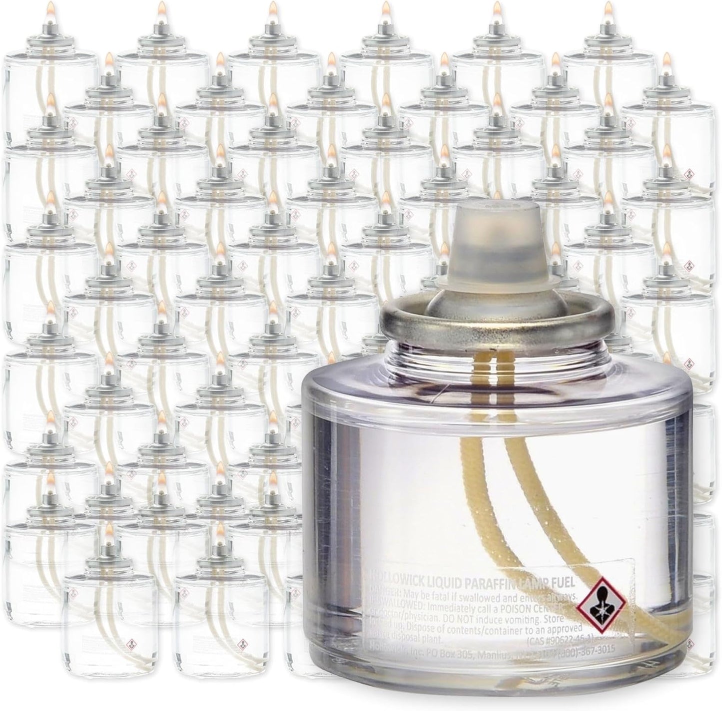 Hollowick 17 Hour Disposable Liquid Candle for Clean Lighting