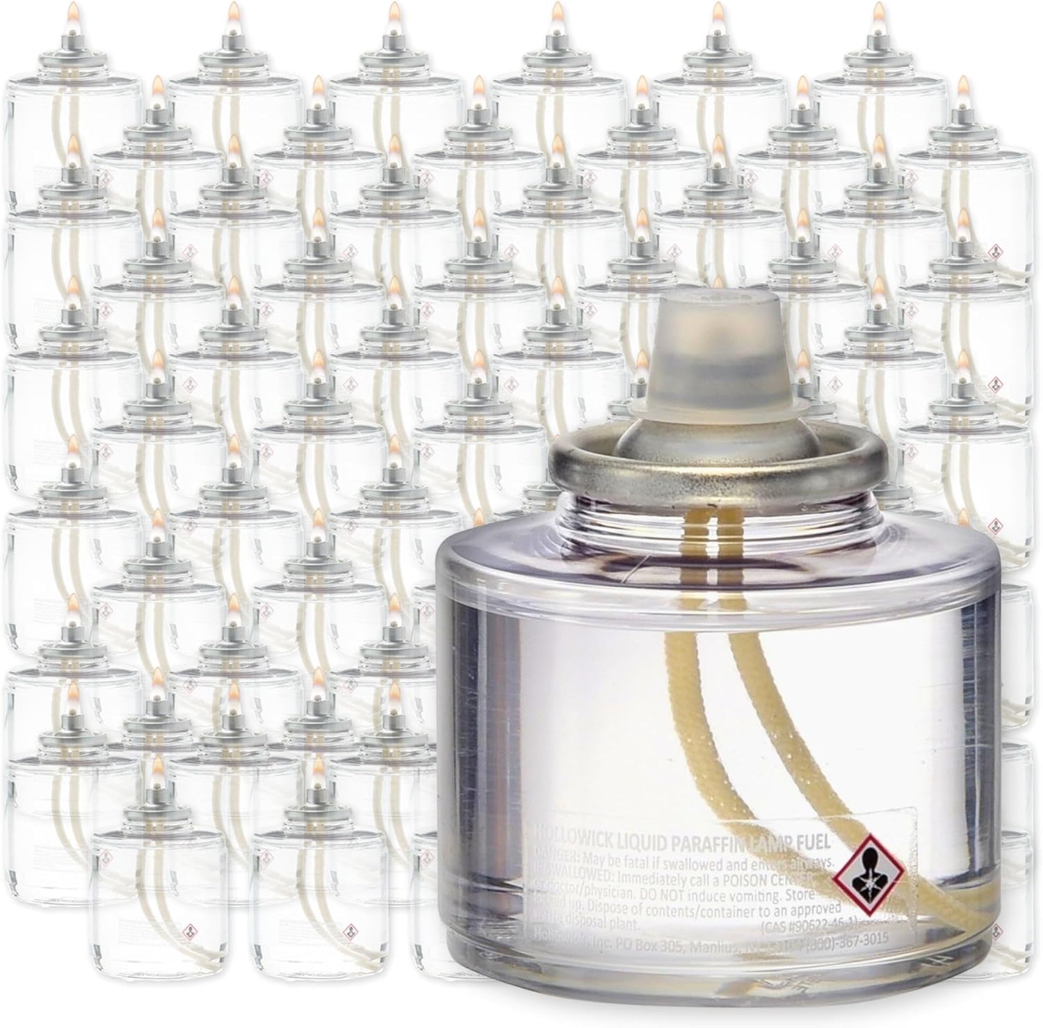 Hollowick 17 Hour Disposable Liquid Candle for Clean Lighting