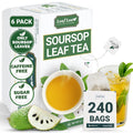 LeafLea 240 Premium Soursop Leaf Tea Bags - Gentle, Caffeine-Free