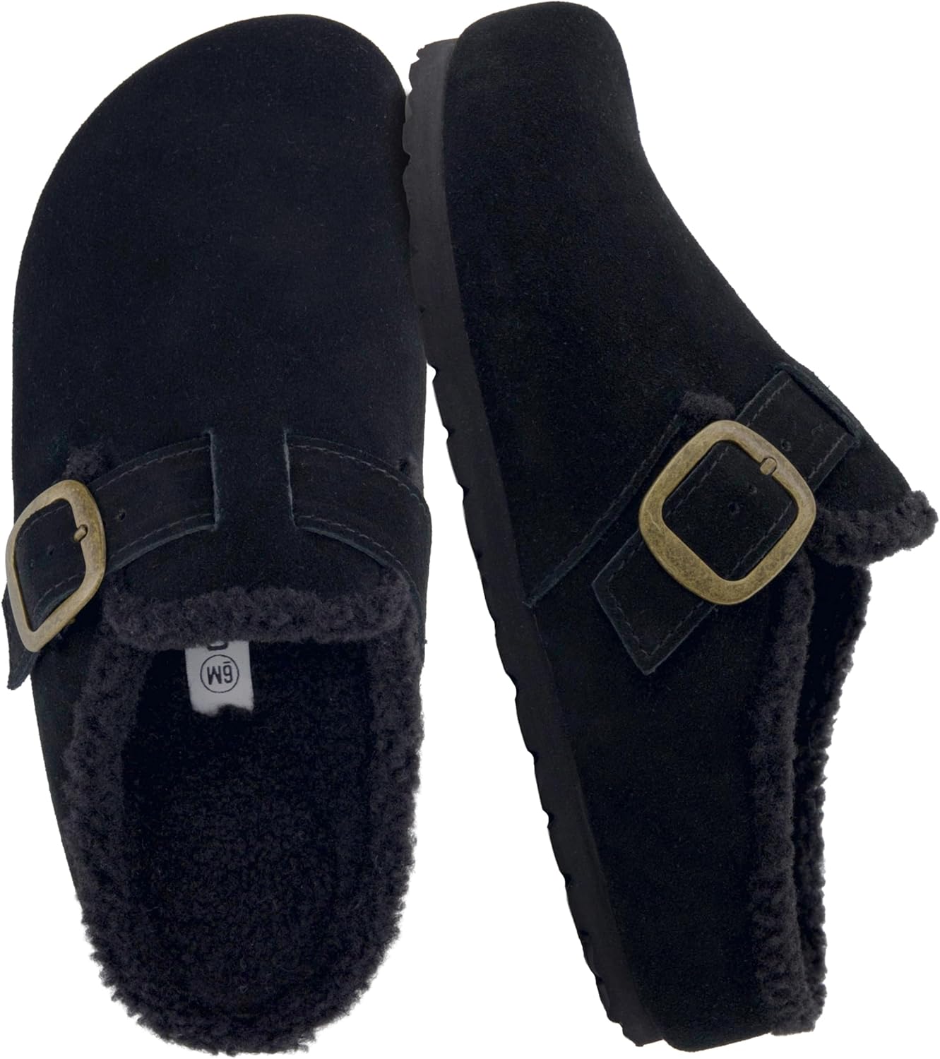 CUSHIONAIRE Haven Genuine Leather Clogs for Women with Comfort