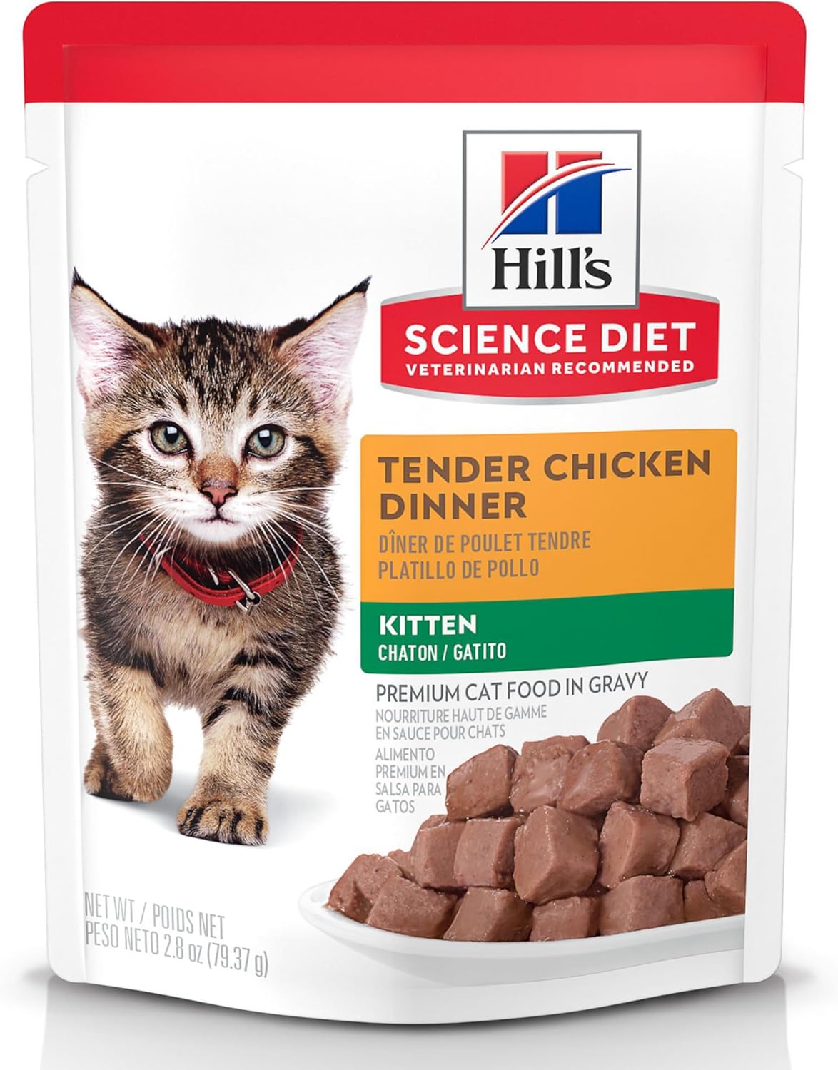 Hill's Science Diet Kitten Wet Cat Food Chicken Stew 24 Pouches