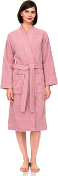 TowelSelections Womens Cotton Kimono Robe - Knee-Length Comfort