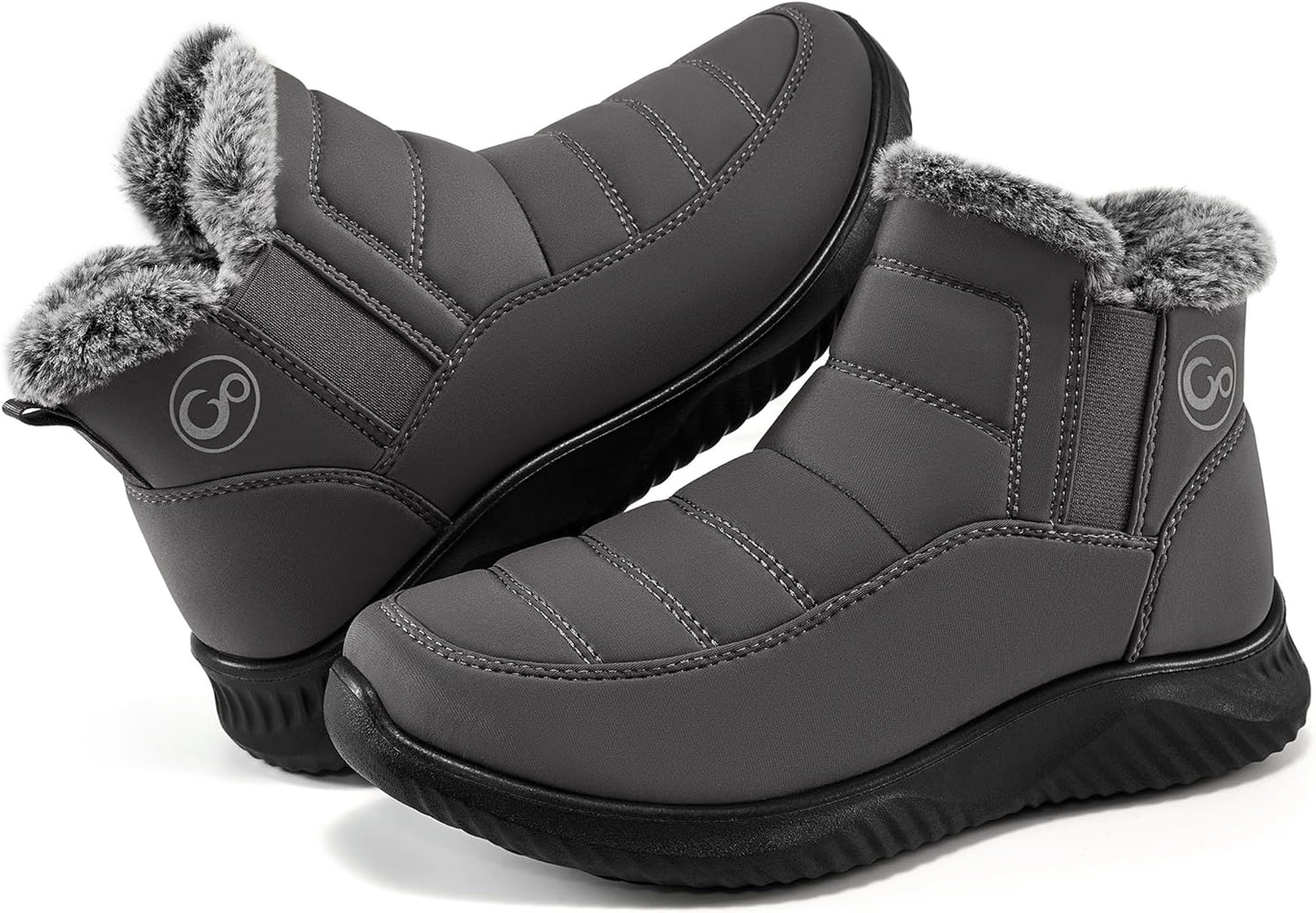 Ecetana Womens Snow Boots: Warm Waterproof Ankle Booties