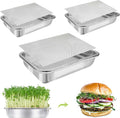 Stainless Steel Sprouts Growing Kit 3-Tier Trays - Durable Home