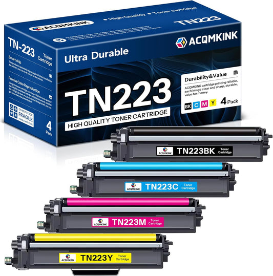 High Yield TN223 Toner Cartridge Set for Brother Printers