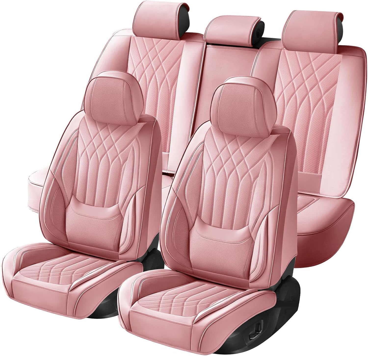Pink Car Seat Covers Full Set for Luxury Protection and Style