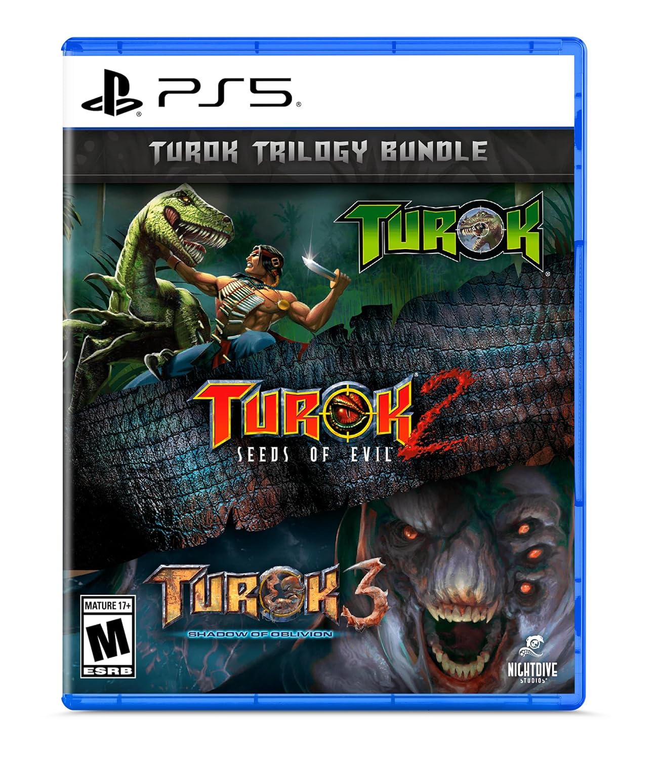 Turok Trilogy Bundle for PlayStation 5 - Epic Dinosaur Adventure