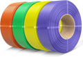 SUNLU PETG Refill Filament 1.75mm 4-Pack - Tough, Cost-Saving Colors