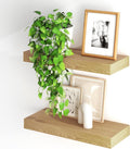 Fun Memories Floating Shelves 20in Set of 2 - Rustic Wall Storage