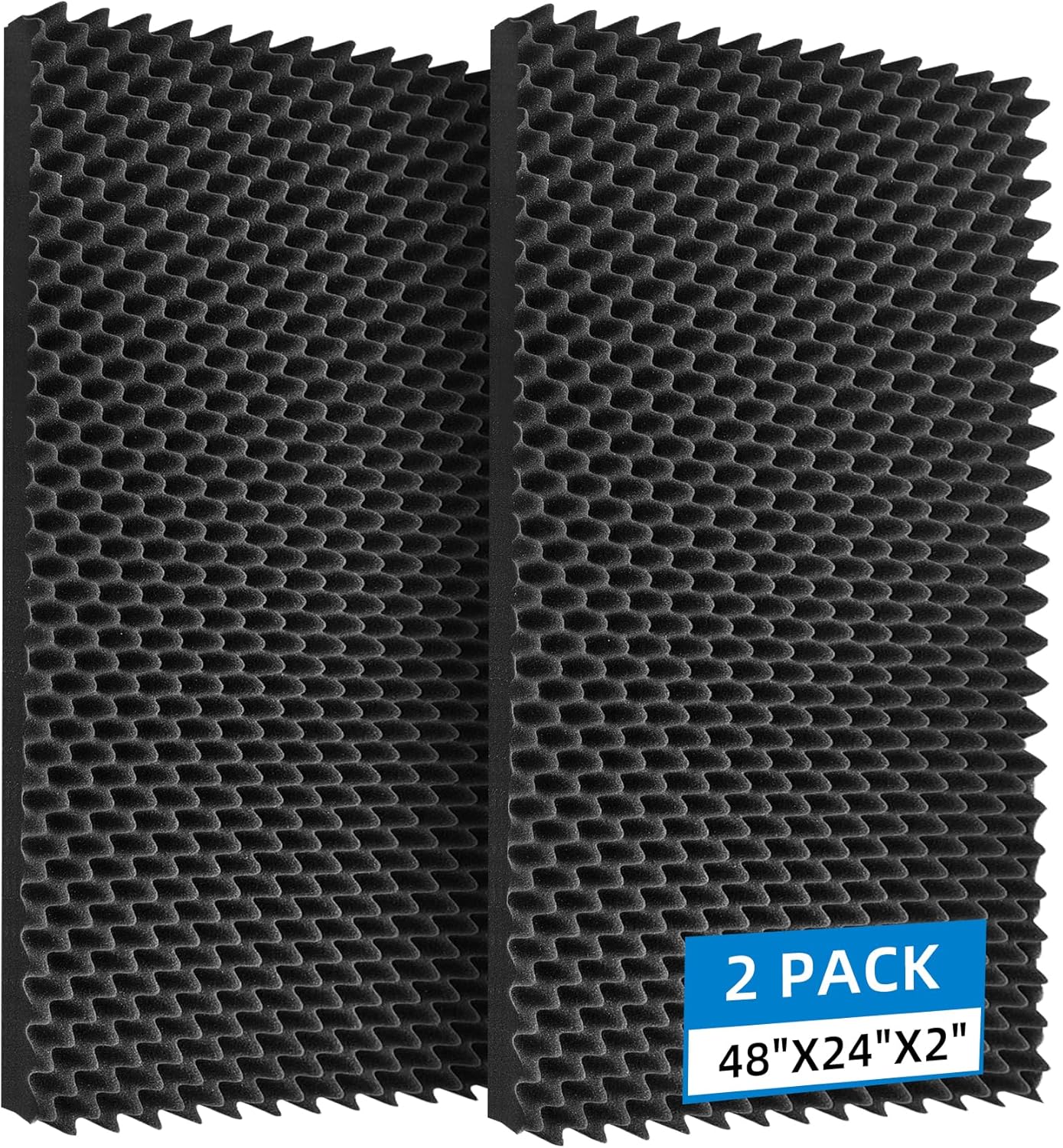 2 Pack Sound Proof Foam Panels for Superior Noise Control