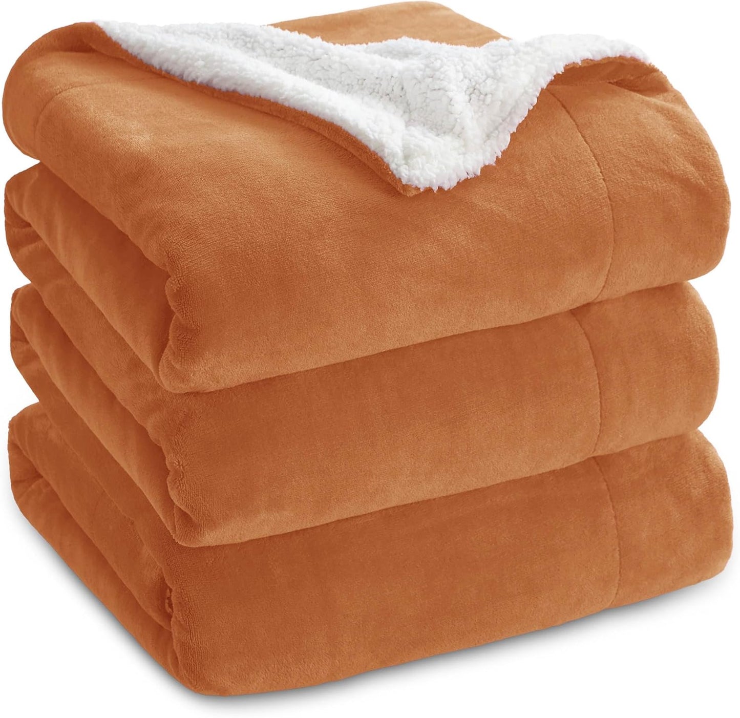 Bedsure GentleSoft Sherpa Fleece Blanket King Size for Cozy Warmth