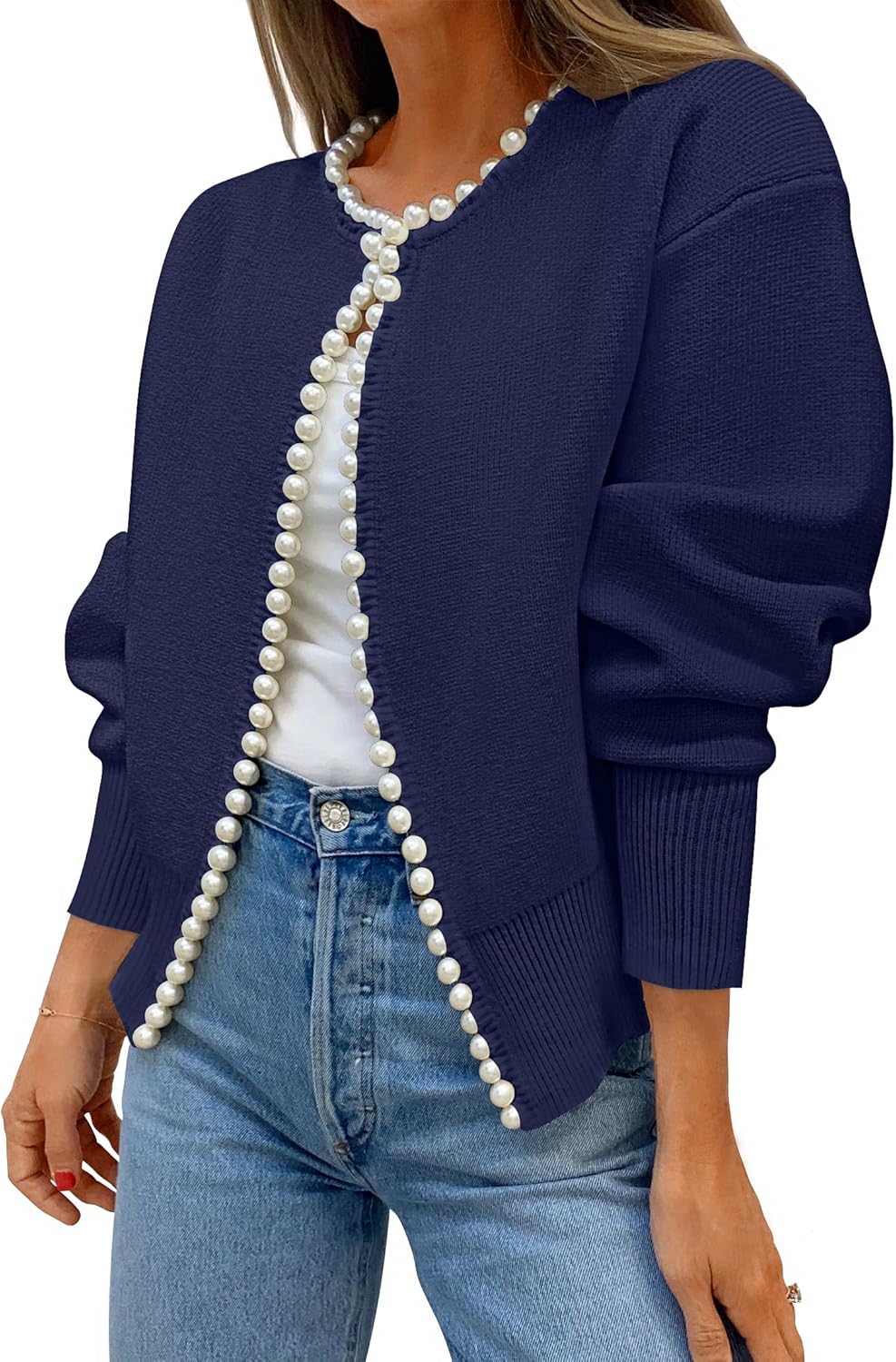ZESICA Women's Open Front Cardigan Sweater for Fall Fashion
