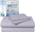 California King Cotton Sheets 800 TC Sateen - Cooling Luxury