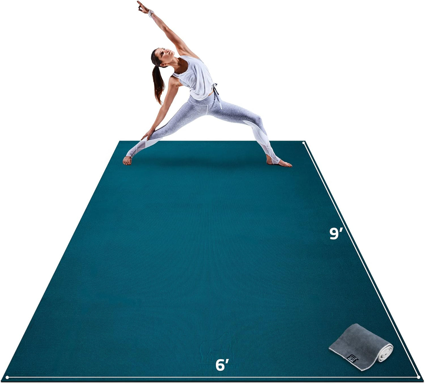 Ultimate 9' x 6' Gorilla Yoga Mat - Extra Thick & Non-Slip