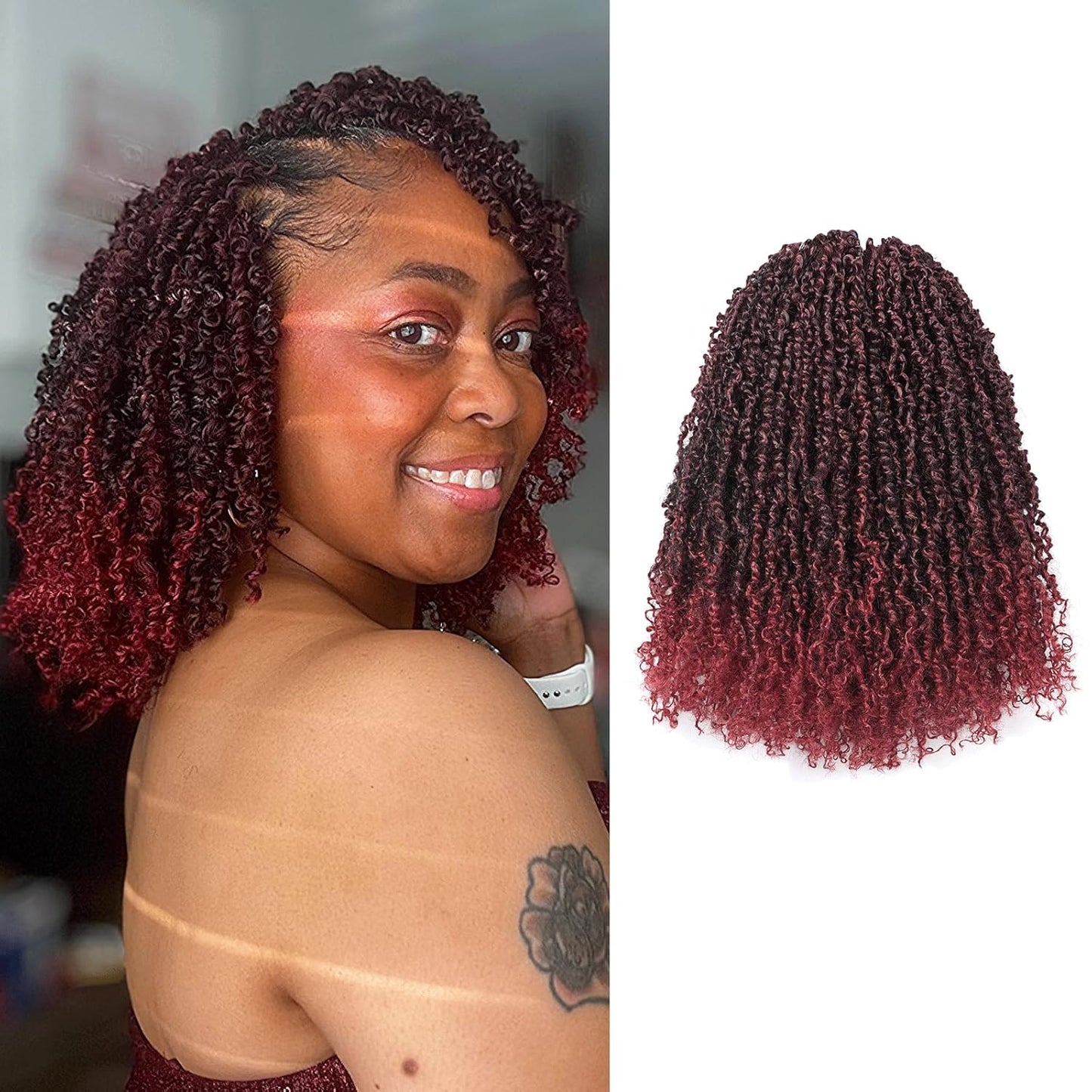 Toyotress Yanky Twist Crochet Hair - Fluffy Spring Mini Twist