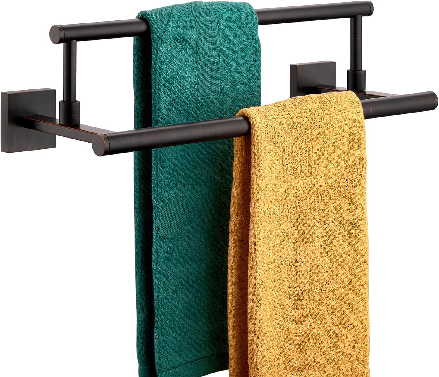 KOKOSIRI 16-Inch Towel Holder for Bathroom Rack in Oil Rubbed Bronze