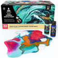 Acrylic Pouring Paint Set of 32 Colors - Ready to Pour High Flow