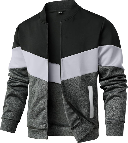 HYPESTFIT Mens Lightweight Jacket Casual Bomber for All Occasions
