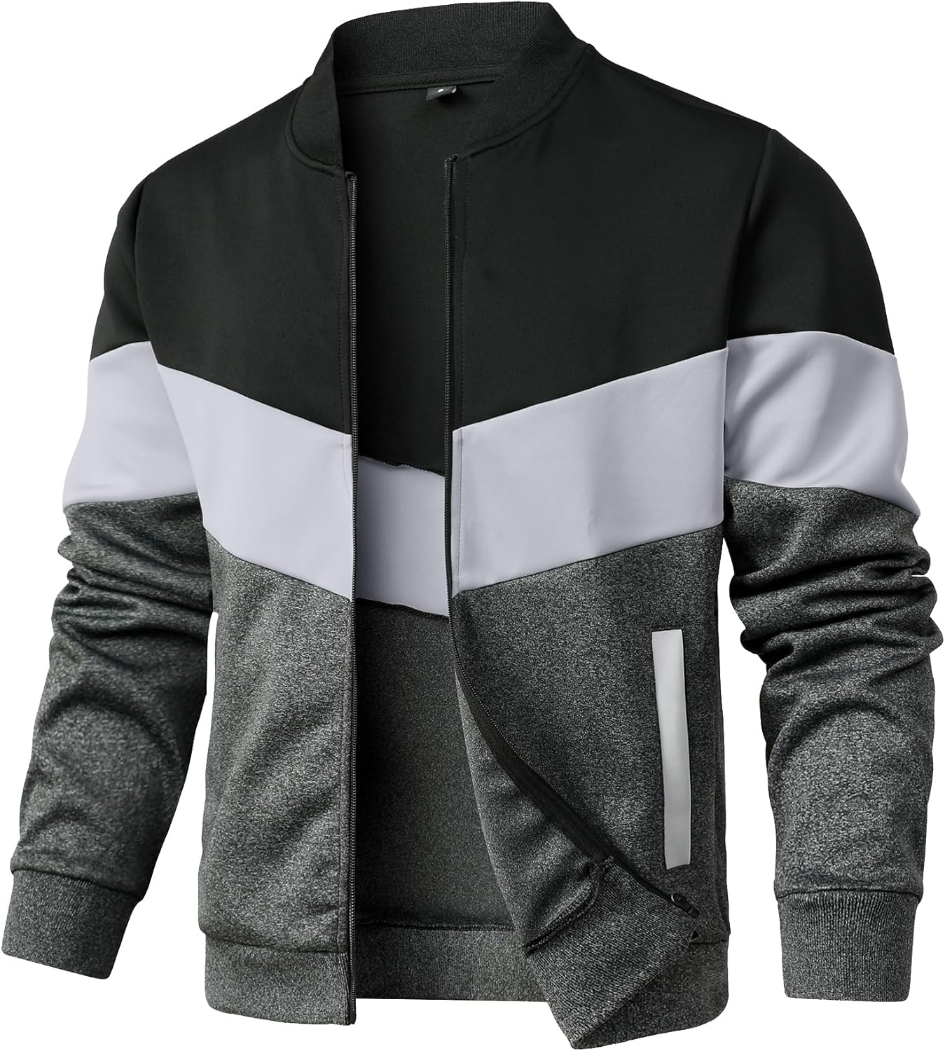 HYPESTFIT Mens Lightweight Casual Bomber Jacket for All Occasions