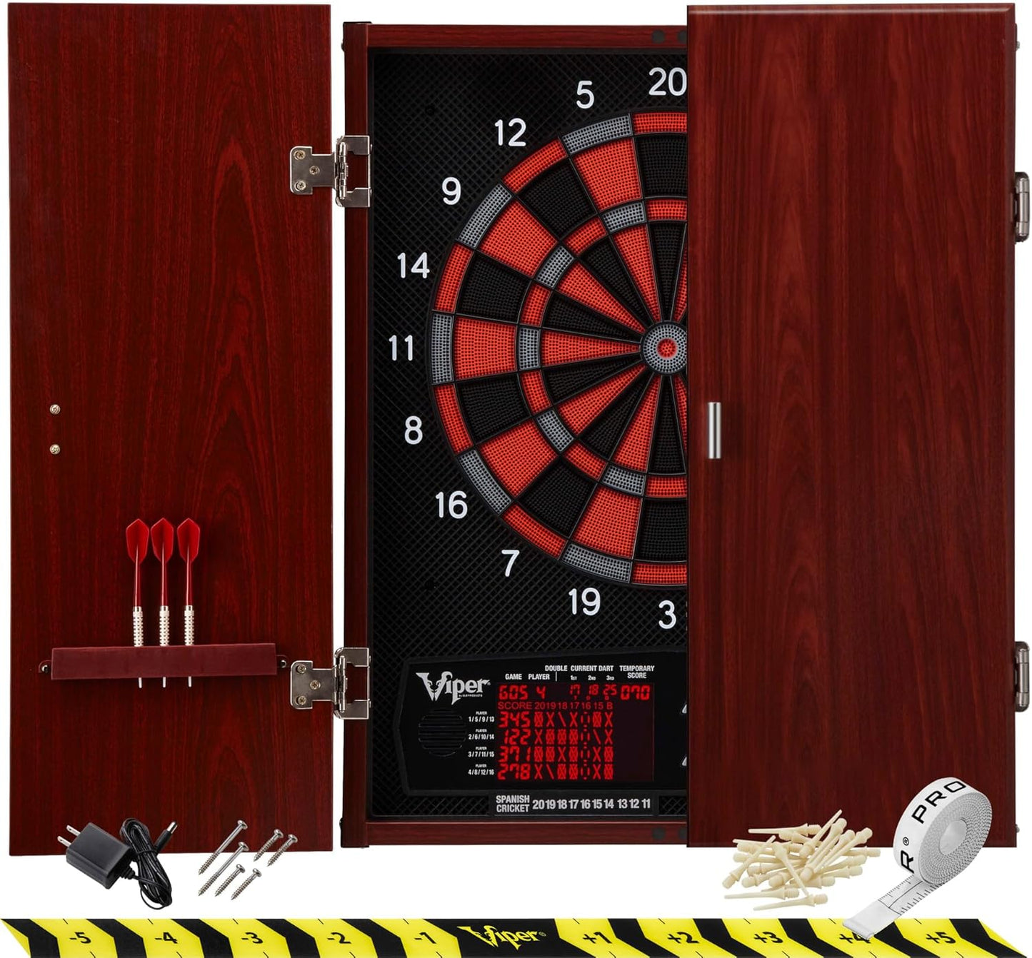 Viper Neptune Electronic Dartboard - Durable 15.5in Nylon Board