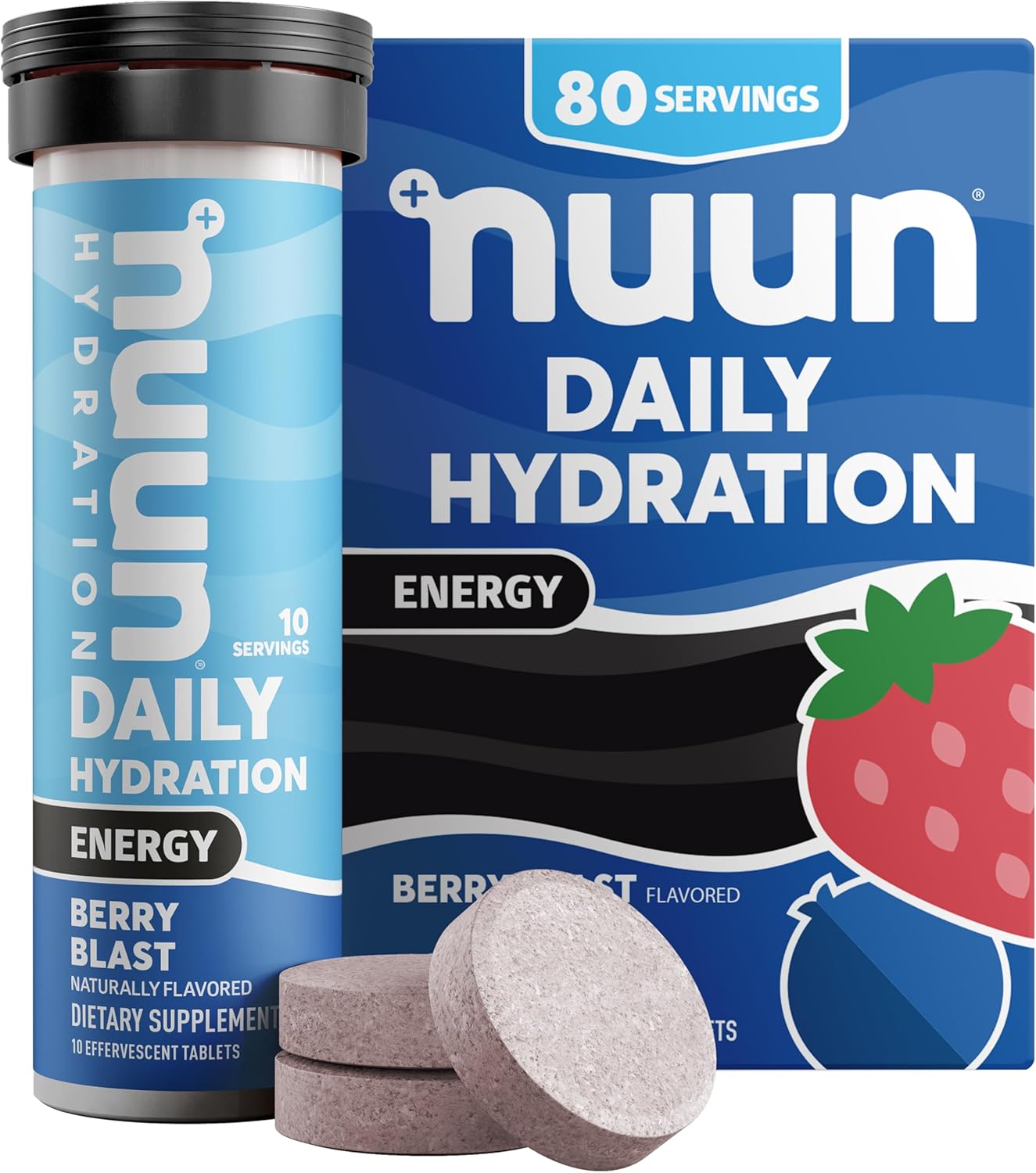 Nuun Energy Electrolyte Tablets for Hydration and Energy Boost