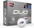 WILSON Staff Duo Soft/Soft+ NFL Golf Ball - Low Compression Feel