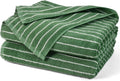 Jacquotha Bath Towels 2 Pack Large Quick Dry Striped - Plush Feel