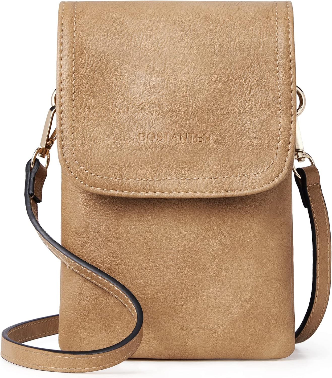 BOSTANTEN Vegan Leather Small Crossbody Bag for Women Stylish
