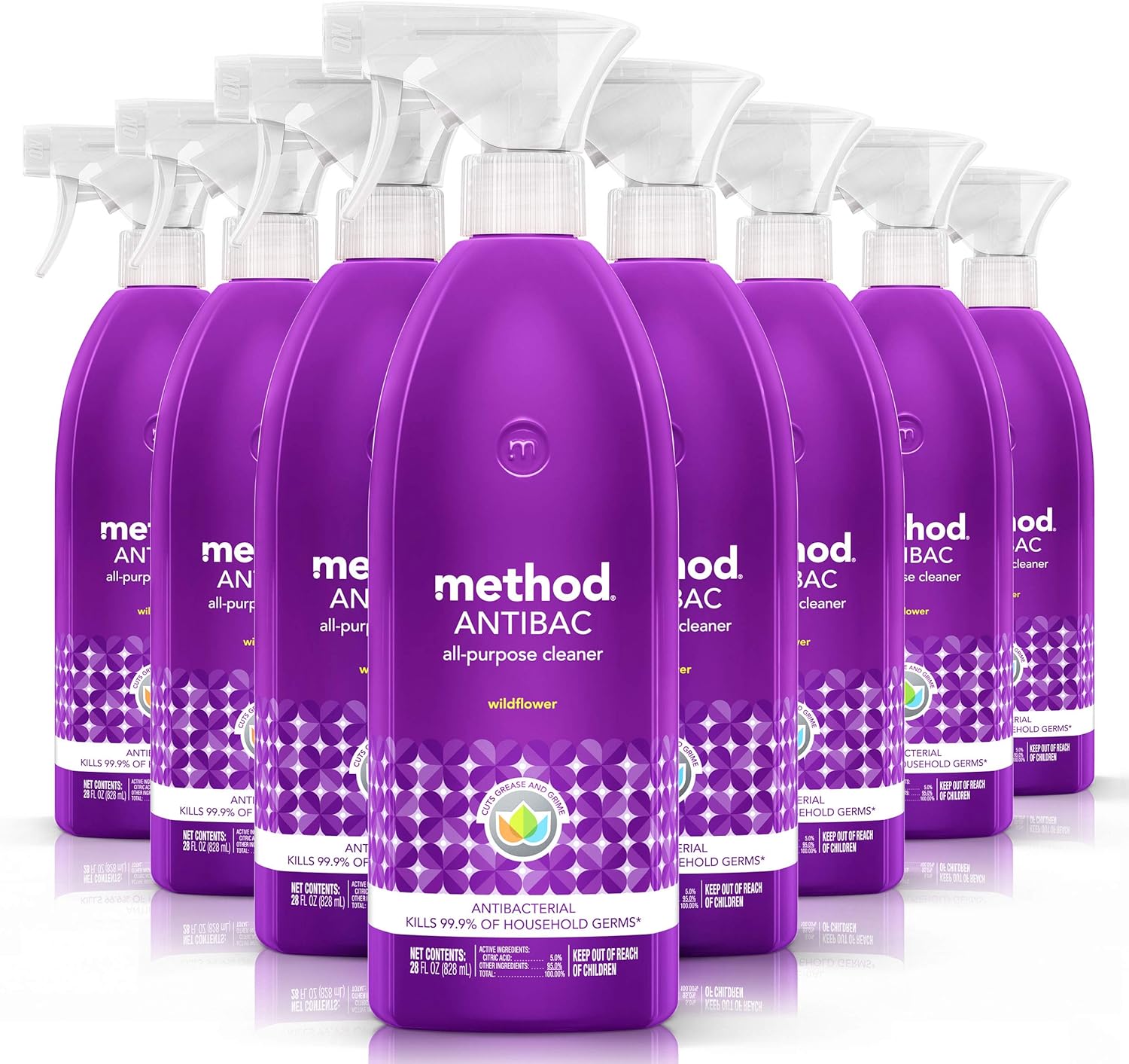 Method Antibacterial All Purpose Cleaner Spray for Germ-Free Homes