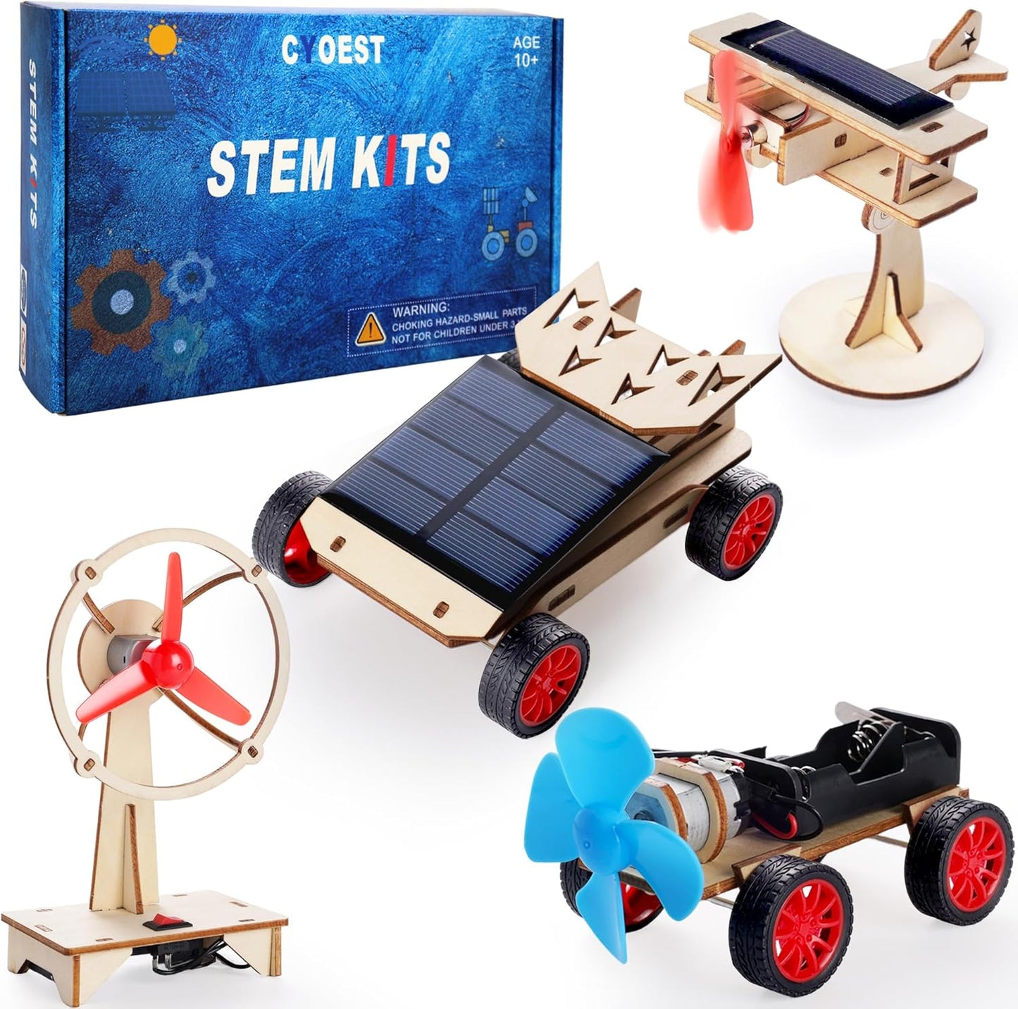 Build Solar Cars: STEM Kits Boys 8-14, Fun Science Projects