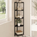 Corner Shelf Stand 5-Tier Corner Bookshelf - Space-Saving Storage