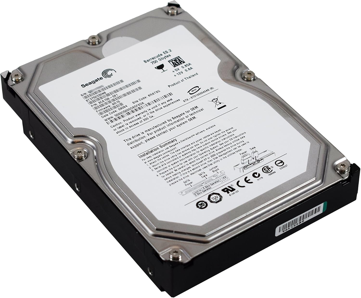Seagate Barracuda ES 750 GB Internal Hard Drive for Reliable Storage