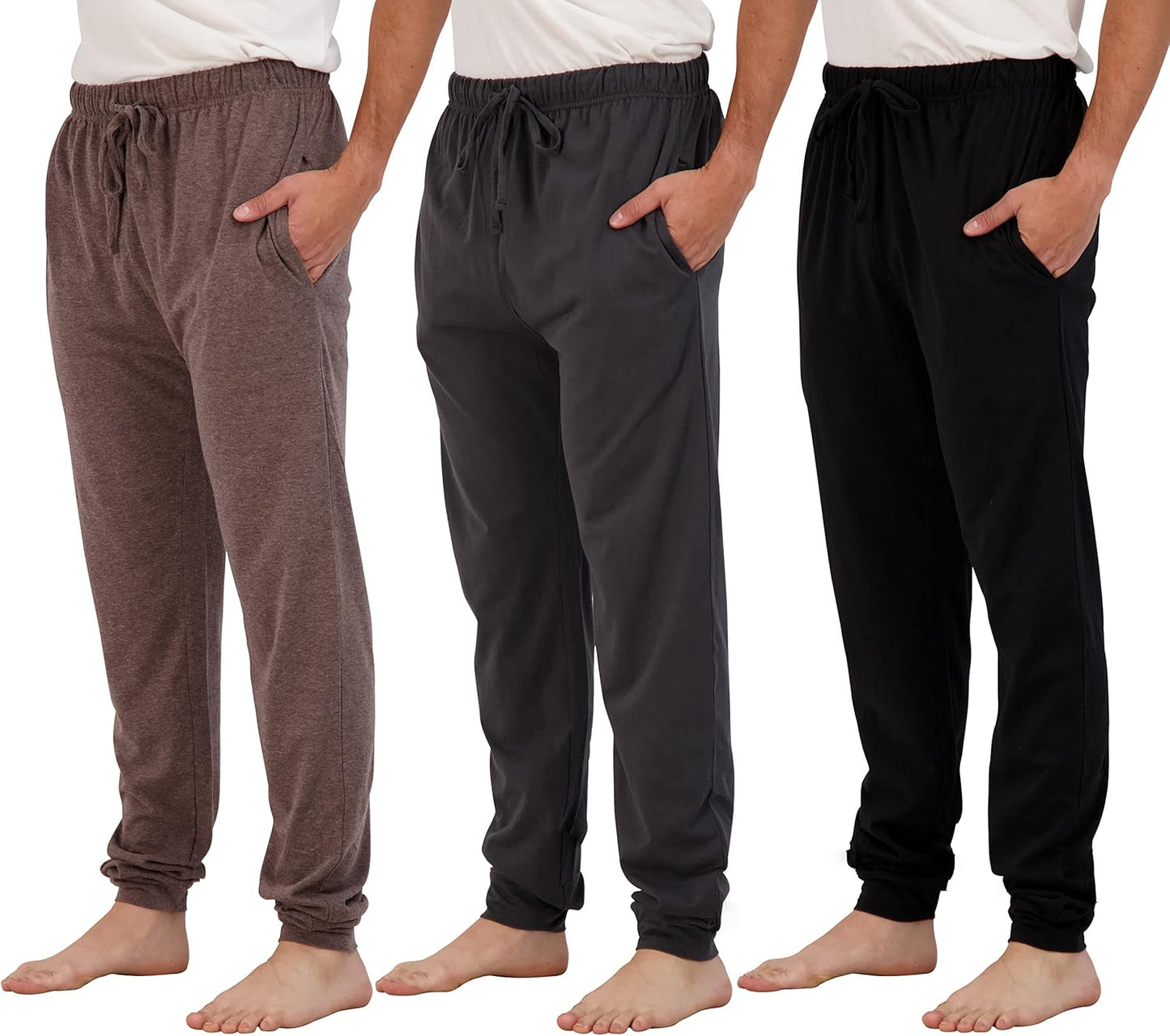 Men's Ultra Soft Cotton Pajama Pants for Sleep and Lounge