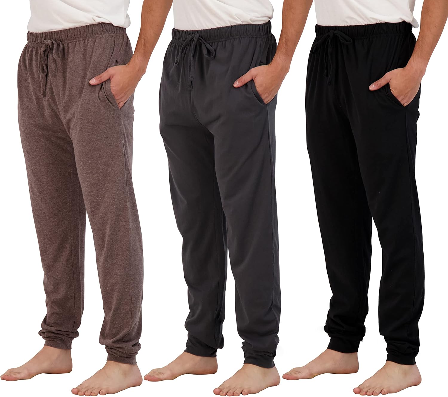Men's Ultra Soft Cotton Pajama Pants for Sleep and Lounge
