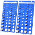 44 Thread Checker Nut and Bolt Thread Gauge - 22 Standard & 22 Metric