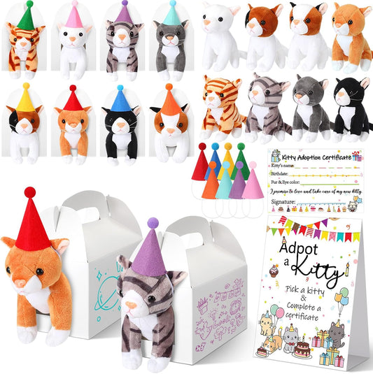 HyDren 33 Pcs Cat Adoption Party Favors for Fun Celebrations