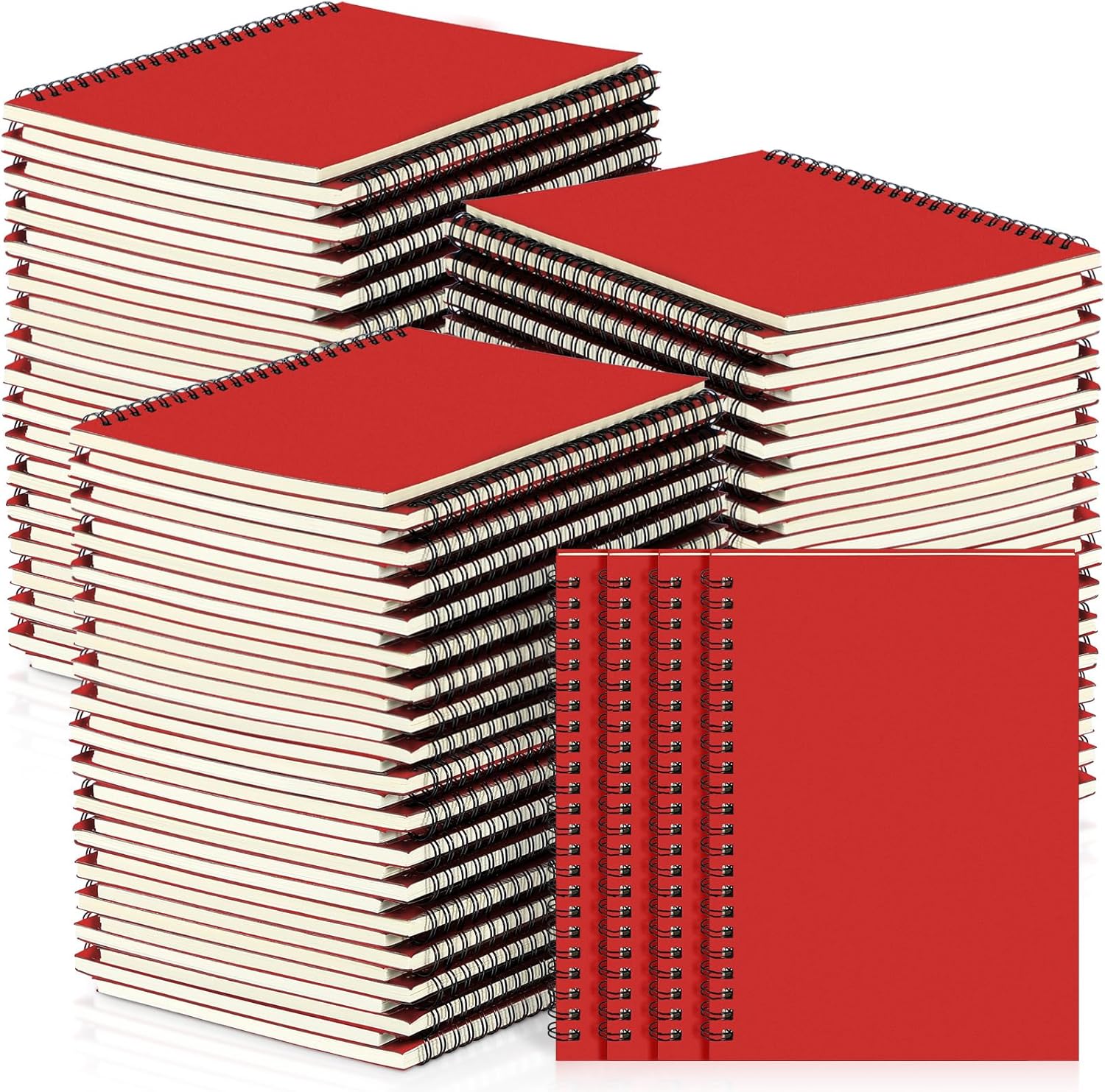 Yahenda 72 Pcs Spiral Notebook Bulk for Students and Office Use