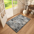 Washable Entryway Rug 3ftx5ft Non-Slip Vintage Indoor Carpet